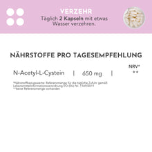 Lade das Bild in den Galerie-Viewer, N-Acetylcystein (NAC) 650 mg CARI Nutrition