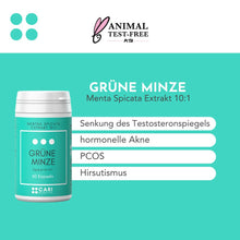 Lade das Bild in den Galerie-Viewer, Grüne Minze Kapseln CARI Nutrition