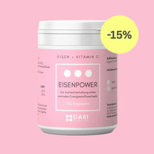 Lade das Bild in den Galerie-Viewer, EISENPOWER (Eisen + Vitamin C) CARI Nutrition 1er
