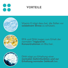 Lade das Bild in den Galerie-Viewer, OMEGA 3 (180 mg EPA + 120 mg DHA) + VITAMIN E CARI Nutrition