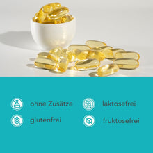 Lade das Bild in den Galerie-Viewer, OMEGA 3 (180 mg EPA + 120 mg DHA) + VITAMIN E CARI Nutrition