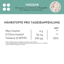 Lade das Bild in den Galerie-Viewer, ZYKLOSITOL - Inositol mit Folat CARI Nutrition