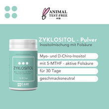 Lade das Bild in den Galerie-Viewer, ZYKLOSITOL - Inositol mit Folat CARI Nutrition