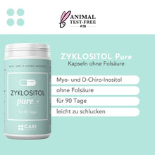 Lade das Bild in den Galerie-Viewer, Zyklositol PURE 90 Tage - ohne Folsäure | Myo- und D-Chiro-Inositol CARI Nutrition