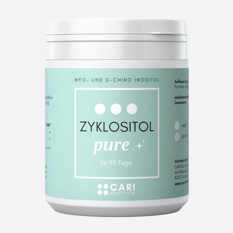 Zyklositol PURE 90 Tage - ohne Folsäure | Myo- und D-Chiro-Inositol CARI Nutrition