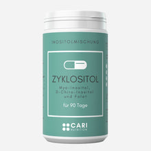 Lade das Bild in den Galerie-Viewer, Zyklositol 90 Tage | Myo- und D-Chiro-Inositol + Folsäure CARI Nutrition Kapseln
