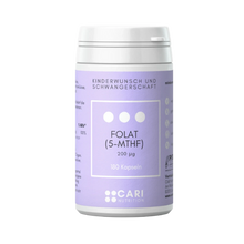 Lade das Bild in den Galerie-Viewer, Folsäure (Folat) (200 µg) CARI Nutrition 1er