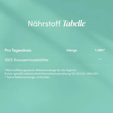 Lade das Bild in den Galerie-Viewer, BIO GRÜNE MINZE TEE - Pyramidenteebeutel CARI Nutrition