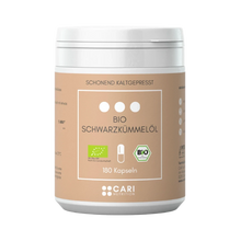 Lade das Bild in den Galerie-Viewer, MGC® Bio Schwarzkümmelöl Kapseln CARI Nutrition 1er