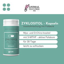 Lade das Bild in den Galerie-Viewer, ZYKLOSITOL - Inositol mit Folat CARI Nutrition