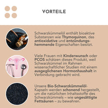 Lade das Bild in den Galerie-Viewer, MGC® Bio Schwarzkümmelöl Kapseln CARI Nutrition 
