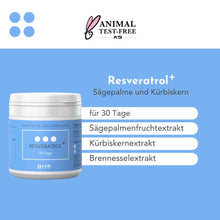 Lade das Bild in den Galerie-Viewer, RESVERATROL+ - Sägepalme und Kürbiskern CARI Nutrition 
