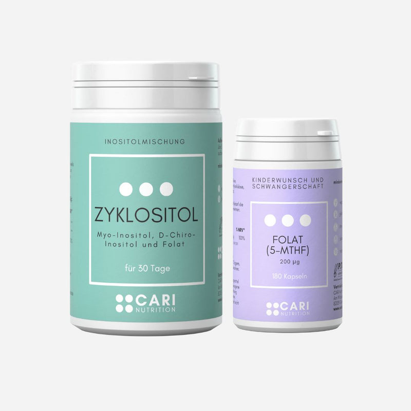 Kinderwunsch Essentials Bundle CARI Nutrition Pulver 