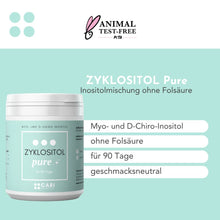 Lade das Bild in den Galerie-Viewer, Zyklositol PURE 90 Tage - ohne Folsäure | Myo- und D-Chiro-Inositol CARI Nutrition 
