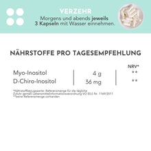Lade das Bild in den Galerie-Viewer, Zyklositol PURE 90 Tage - ohne Folsäure | Myo- und D-Chiro-Inositol CARI Nutrition 
