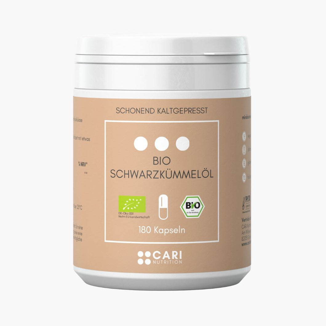 MGC® Bio Schwarzkümmelöl Kapseln CARI Nutrition 