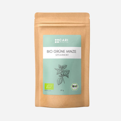 BIO GRÜNE MINZE TEE Tees & Aufgüsse CARI Nutrition 1er 