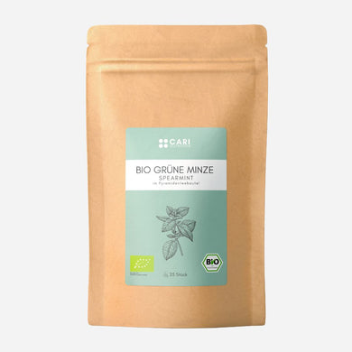 BIO GRÜNE MINZE TEE - Pyramidenteebeutel CARI Nutrition 1er 