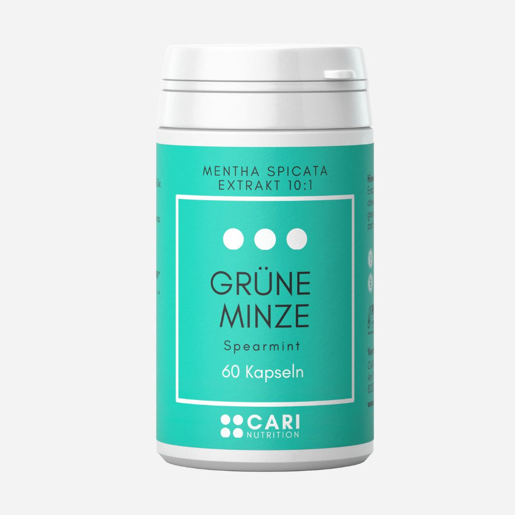Grüne Minze Kapseln CARI Nutrition 1er 
