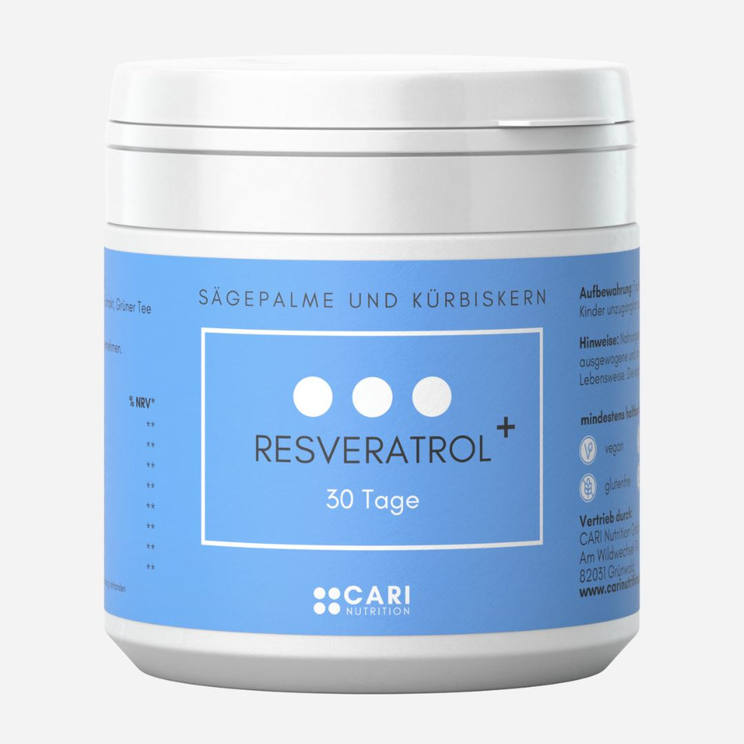 RESVERATROL+ - Sägepalme und Kürbiskern CARI Nutrition 1er 
