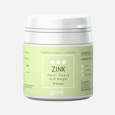 Zinkbisglycinat (25 mg) + L-Histidin (25 mg) CARI Nutrition 1er 