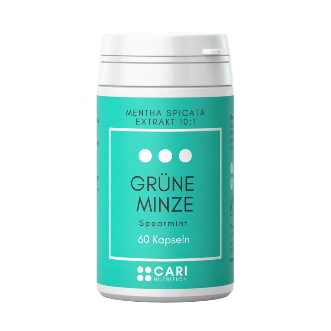 Grüne Minze Kapseln CARI Nutrition 1er 