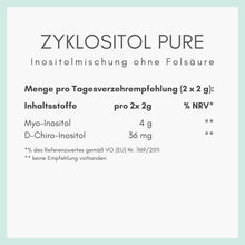 Lade das Bild in den Galerie-Viewer, Zyklositol PURE - Inositol ohne Folsäure CARI Nutrition 
