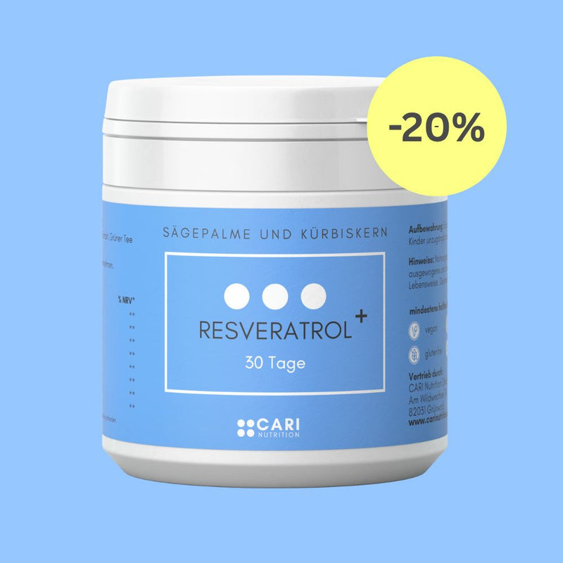 RESVERATROL+ - Sägepalme und Kürbiskern CARI Nutrition 1er 