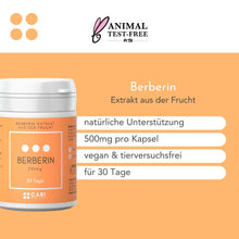 Lade das Bild in den Galerie-Viewer, Berberin (500mg) CARI Nutrition 
