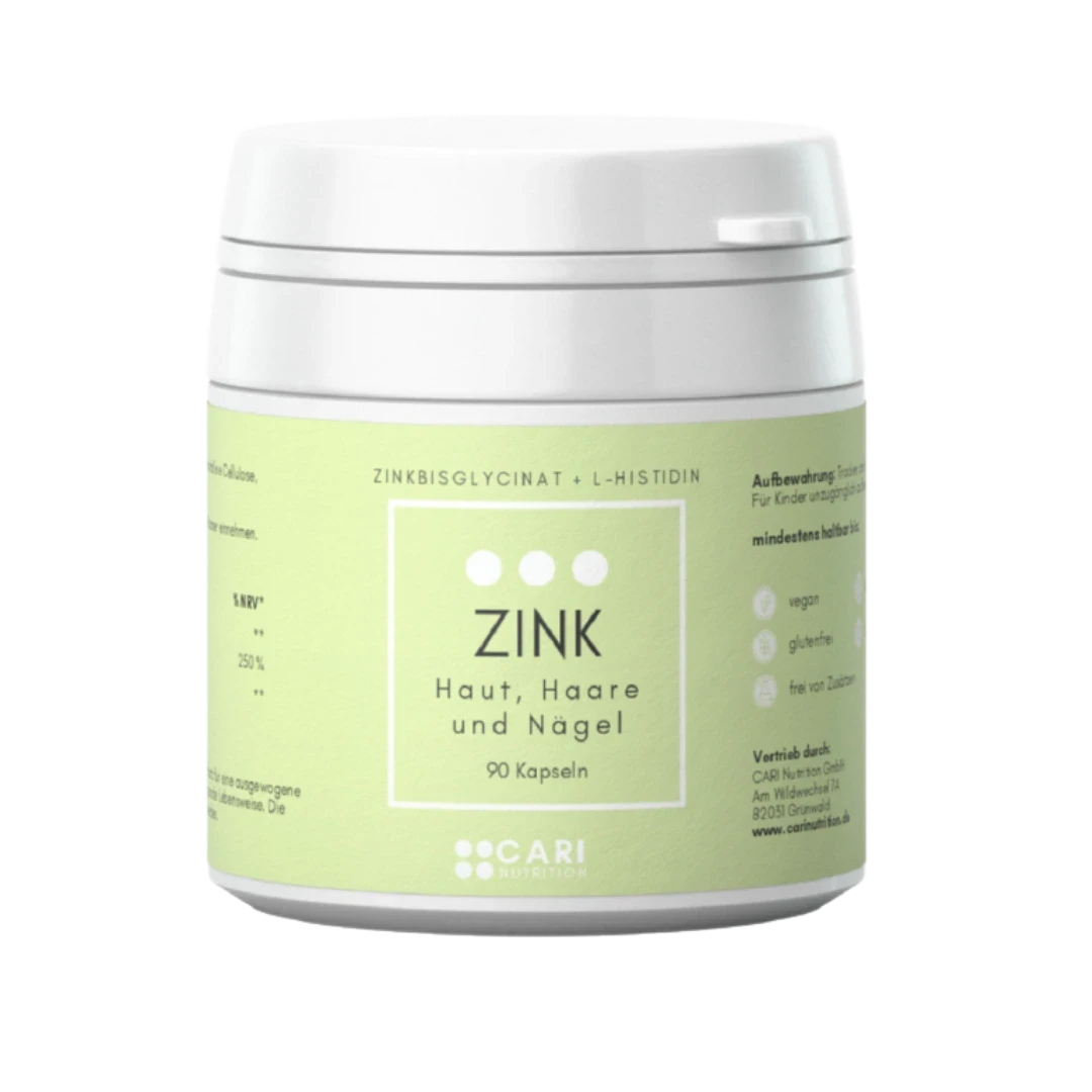 Zinkbisglycinat (25 mg) + L-Histidin (25 mg) CARI Nutrition 1er 