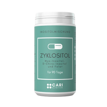 Lade das Bild in den Galerie-Viewer, ZYKLOSITOL - Myo- und D-Chiro-Inositol + aktive Folsäure CARI Nutrition 90 Tage Kapseln 

