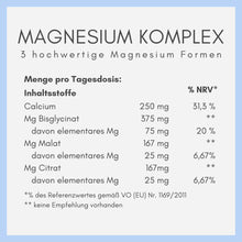 Lade das Bild in den Galerie-Viewer, MAGNESIUM KOMPLEX CARI Nutrition 
