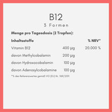 Lade das Bild in den Galerie-Viewer, Vitamin B12 CARI Nutrition 
