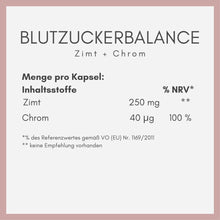 Lade das Bild in den Galerie-Viewer, BLUTZUCKERBALANCE Nahrungsmittel, Getränke &amp; Tabak CARI Nutrition 
