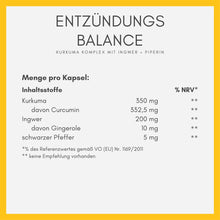 Lade das Bild in den Galerie-Viewer, ENTZÜNDUNGSBALANCE CARI Nutrition 
