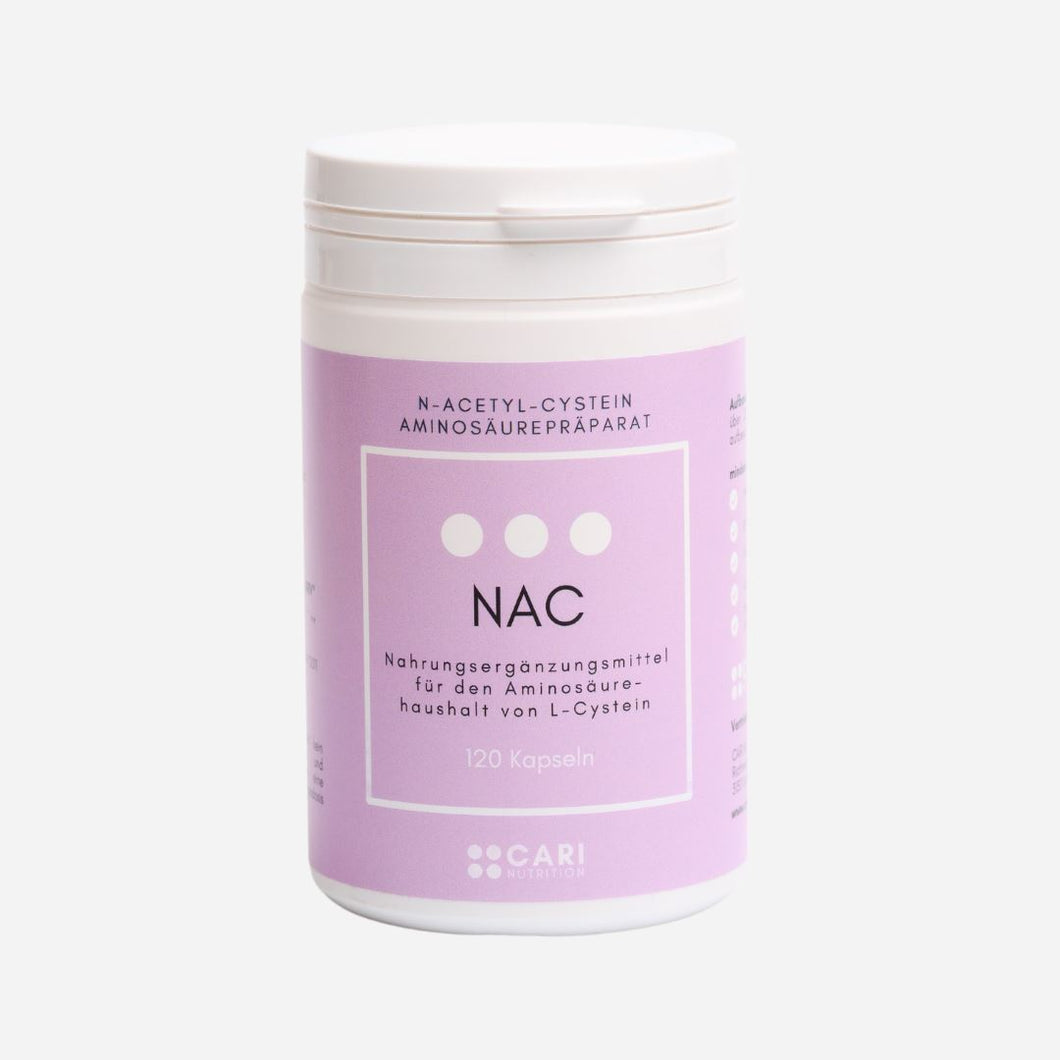 N-Acetylcystein (NAC) 650 mg CARI Nutrition 1er 