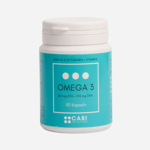 OMEGA 3 (180 mg EPA + 120 mg DHA) + VITAMIN E CARI Nutrition 1er 
