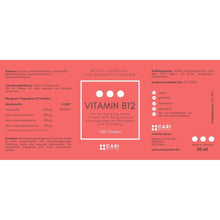 Lade das Bild in den Galerie-Viewer, Vitamin B12 CARI Nutrition 
